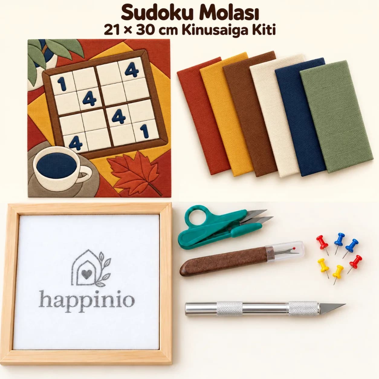 Sudoku Molası Kinusaiga Kiti - 21×30 cm