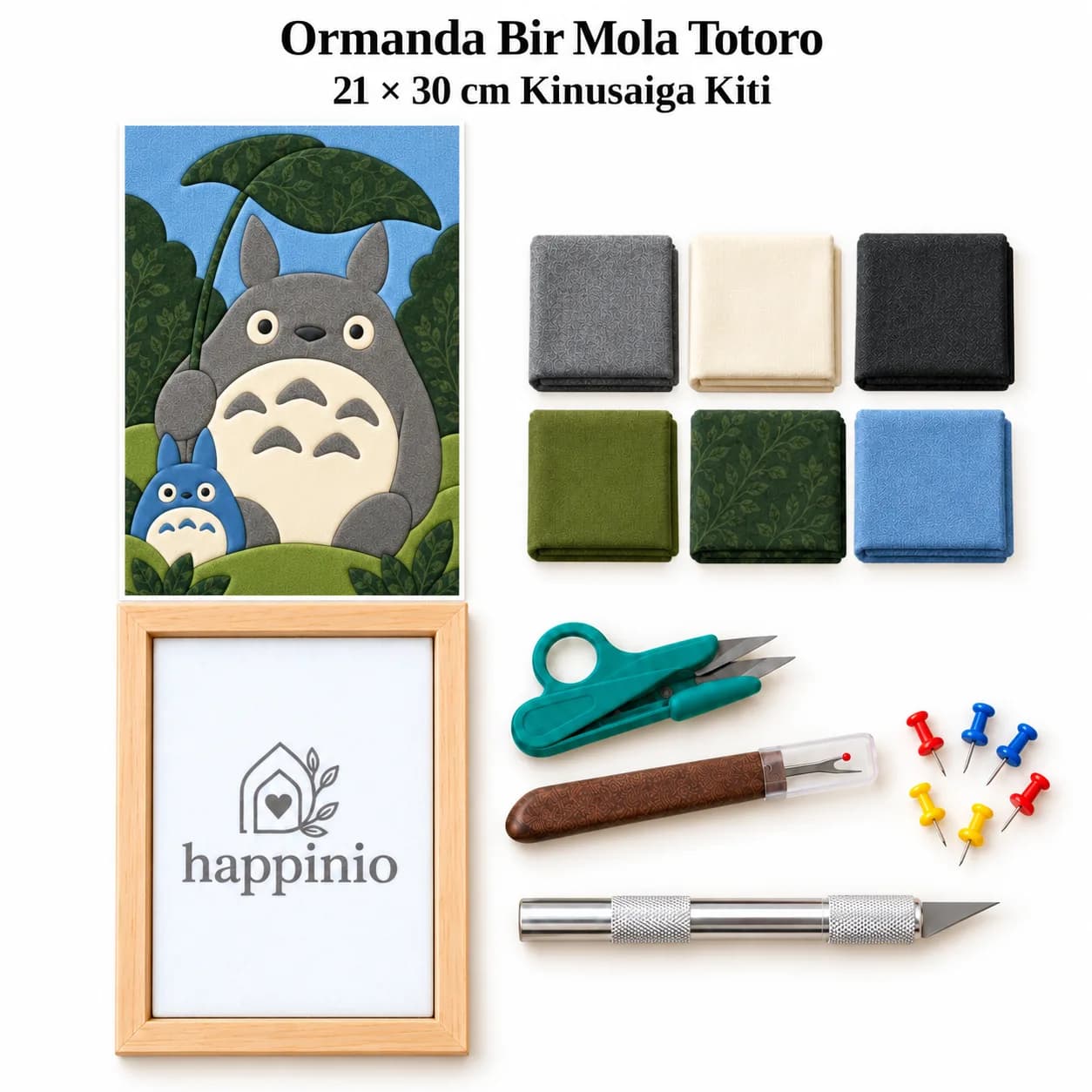 Ormanda Bir Mola Totoro Kinusaiga Kiti - 21×30 cm