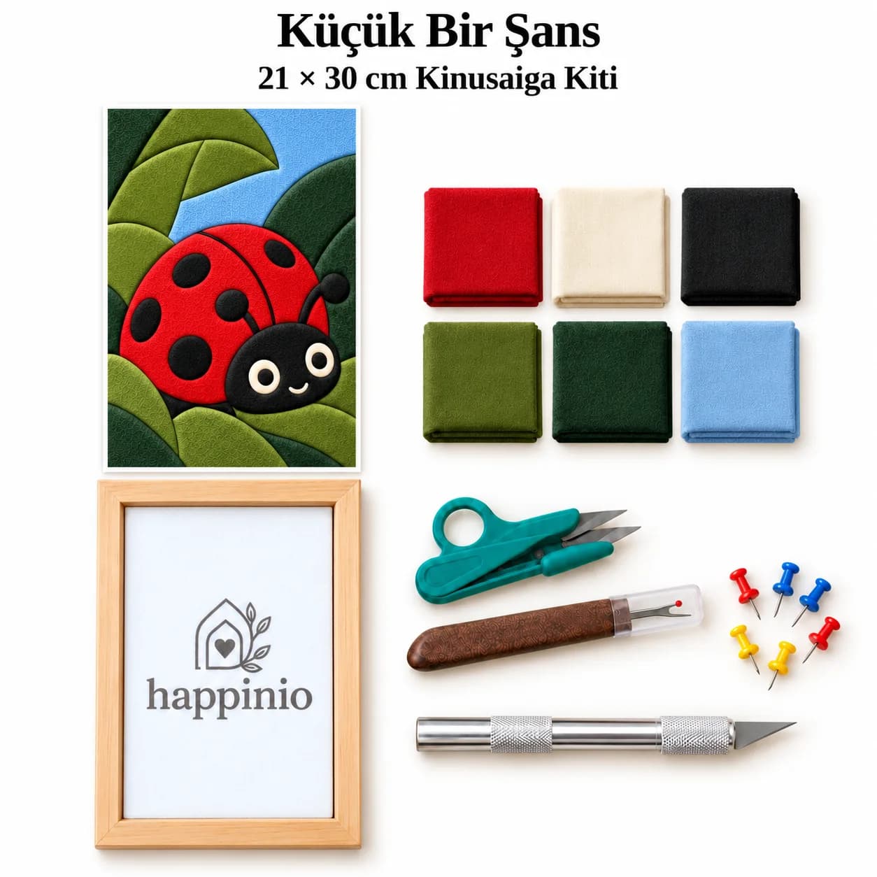 Küçük Bir Şans Kinusaiga Kiti - 21×30 cm