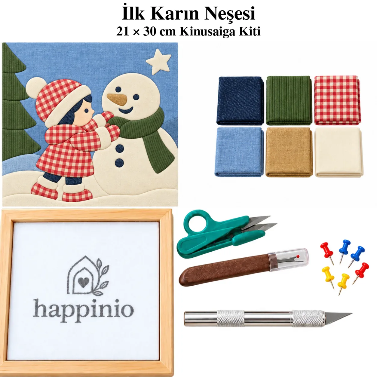 İlk Karın Neşesi Kinusaiga Kiti - 21×30 cm