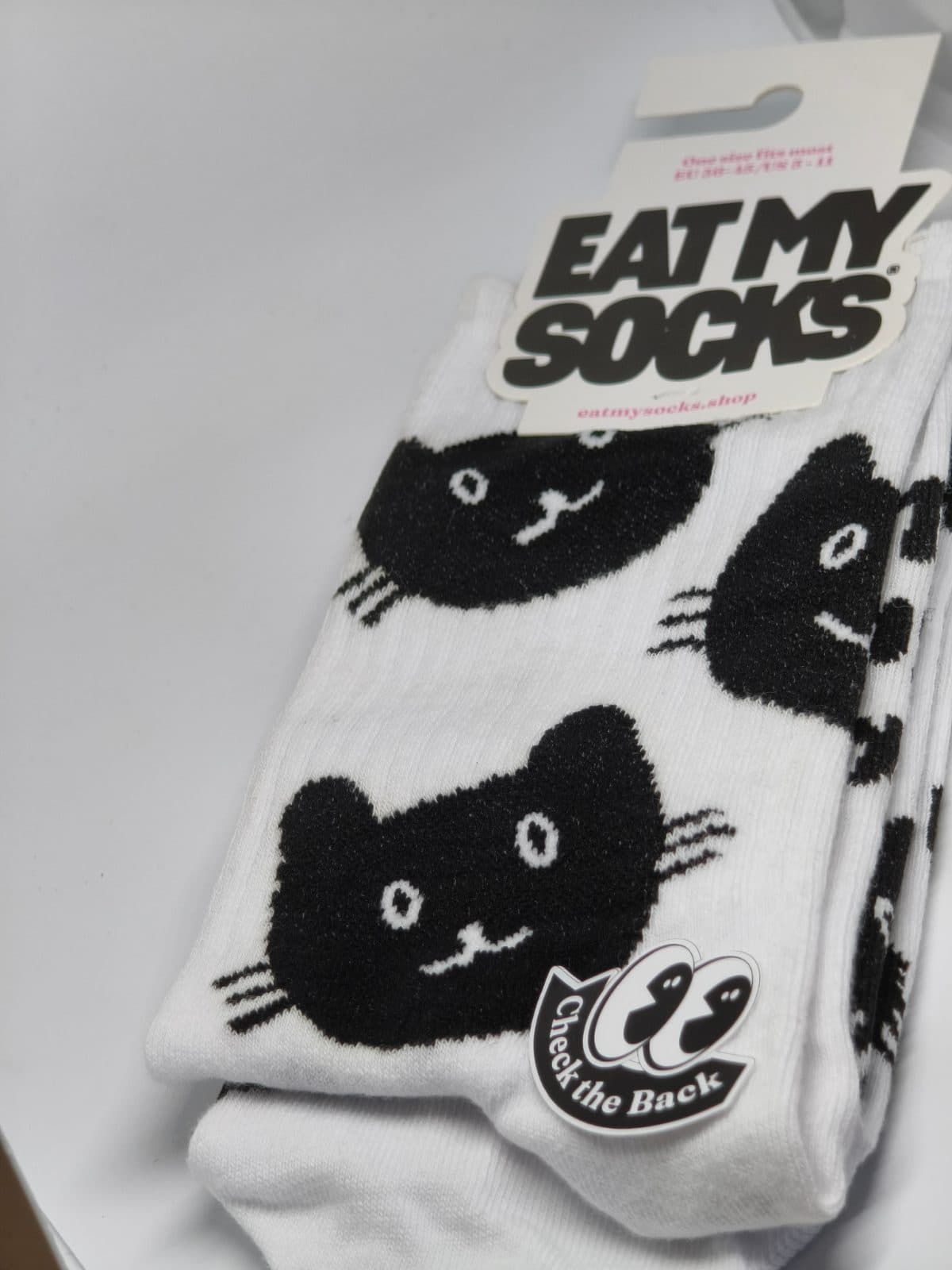 Eat My Socks Cat Yetişkin Çorap