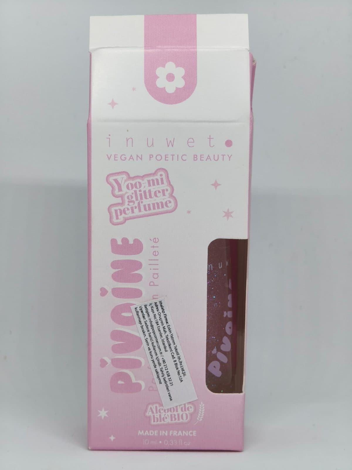 Inuwet Şakayık Aromalı Simli Roll-on Parfüm 10 ml