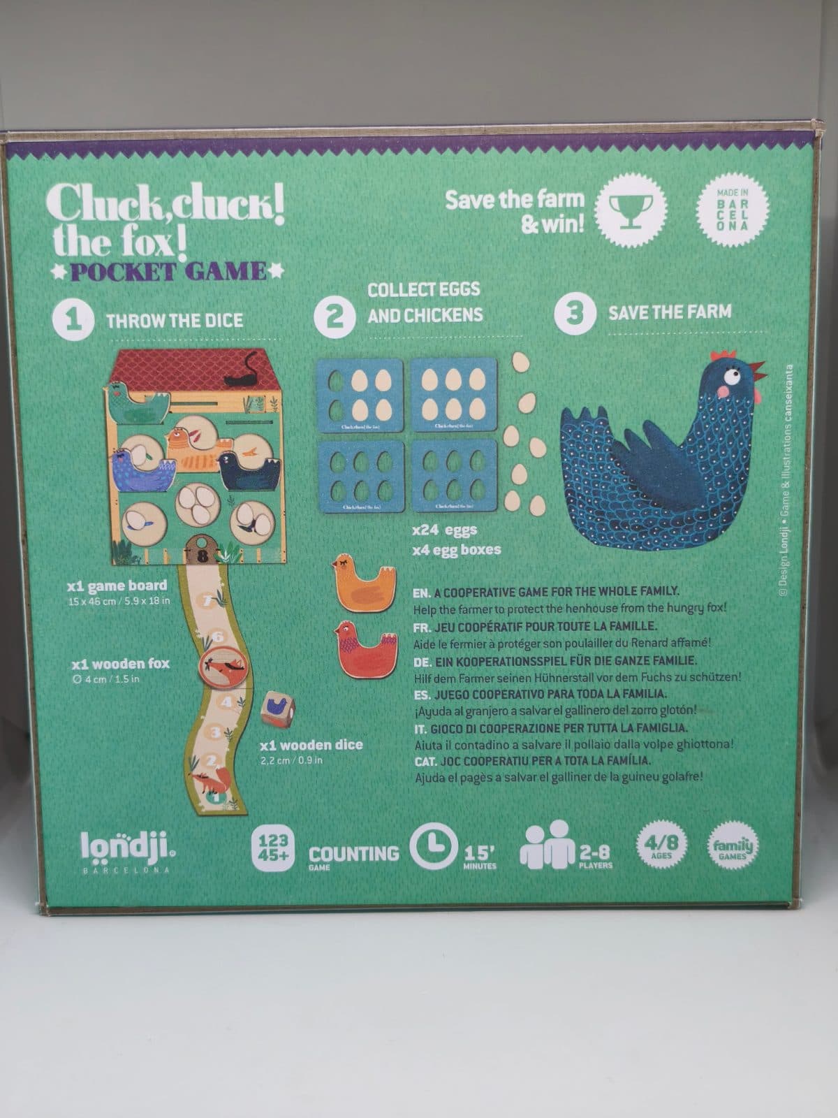 Londji Cluck, Cluck! The Fox Mini Kutu Oyunu
