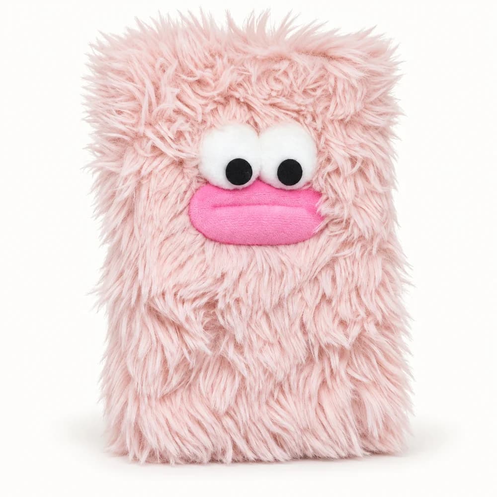 Pembe Tüylü Peluş Defter