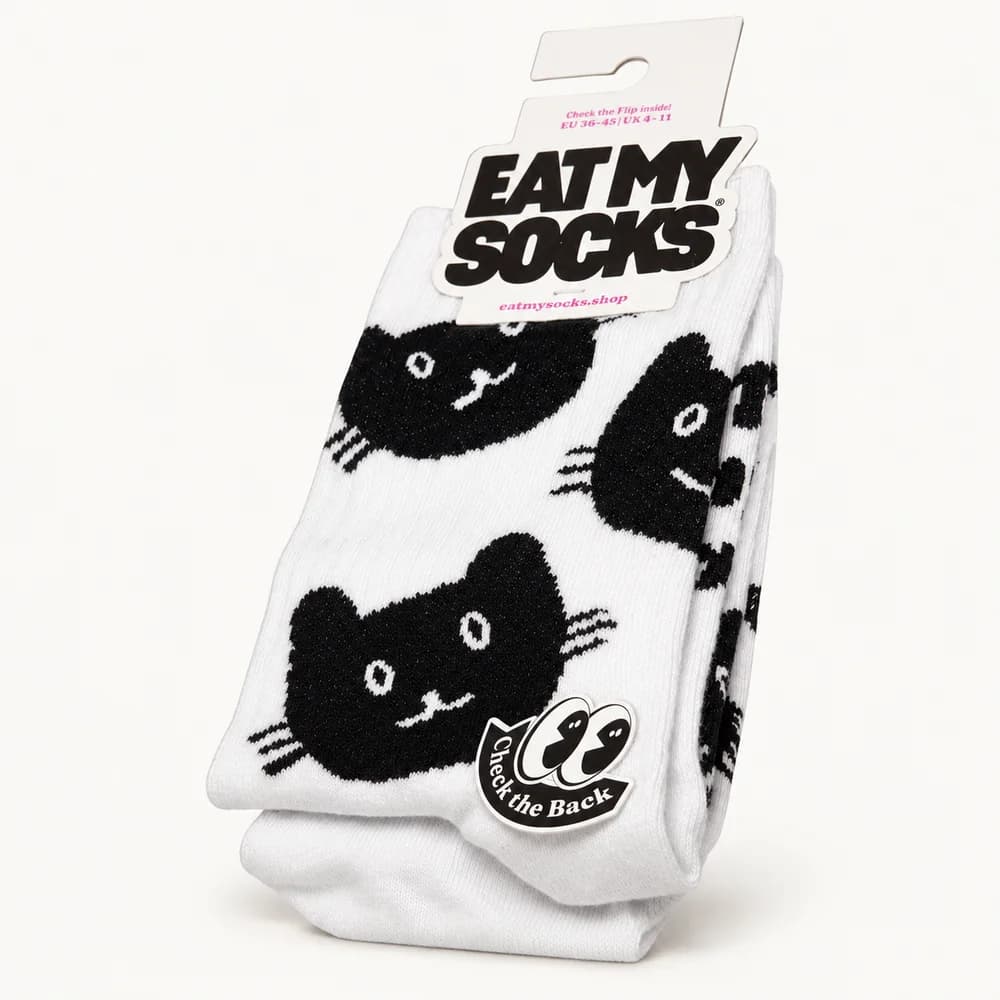 Eat My Socks Cat Yetişkin Çorap