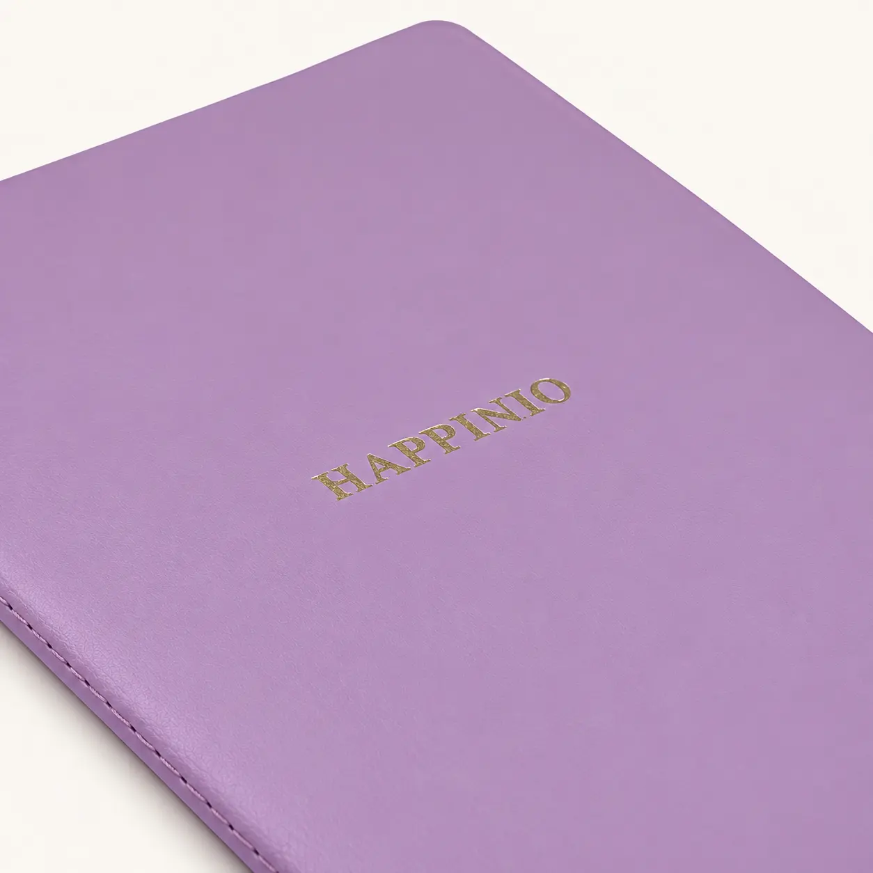 Vegan Deri Çizgili Defter - Pembe