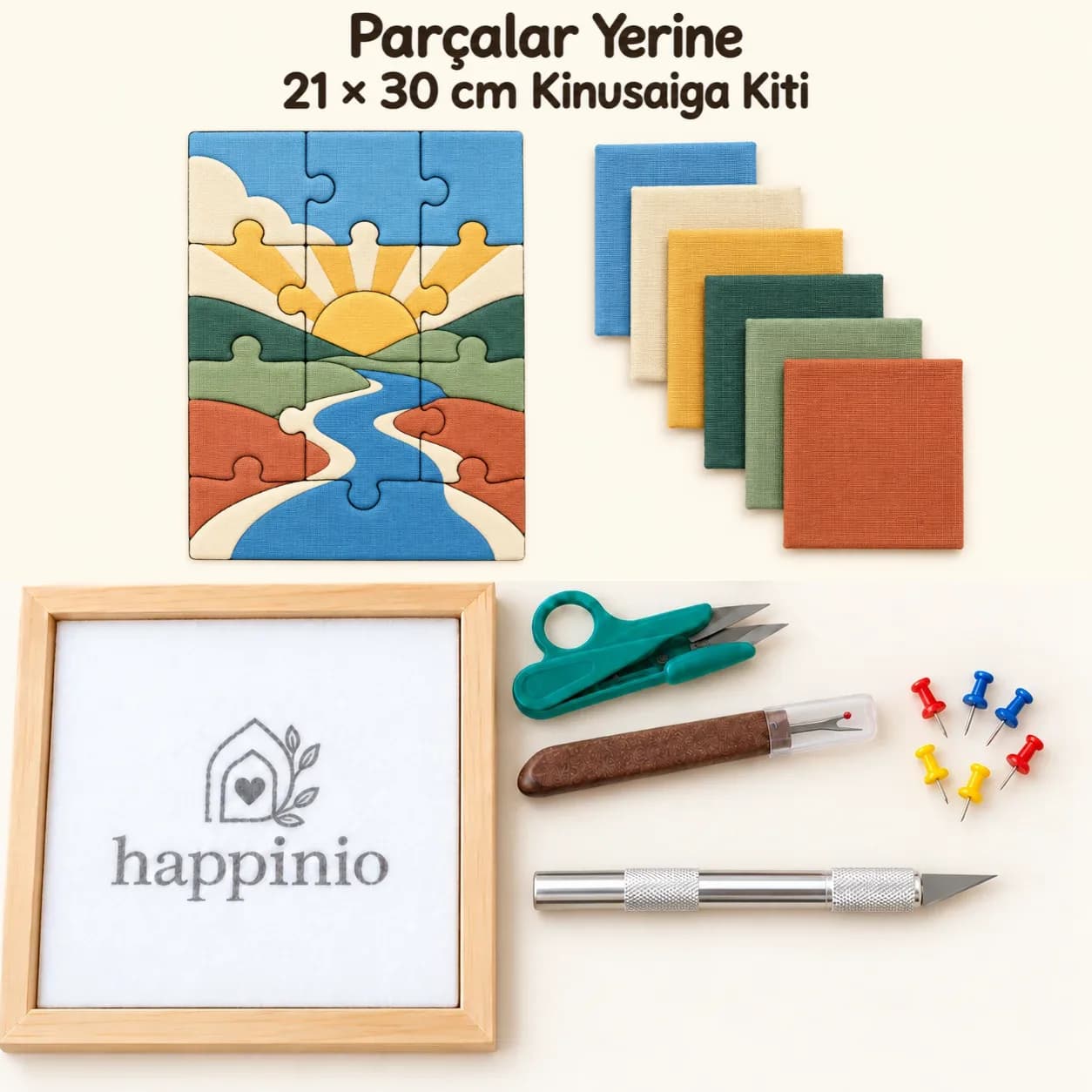 Parçalar Yerine Kinusaiga Kiti - 21×30 cm