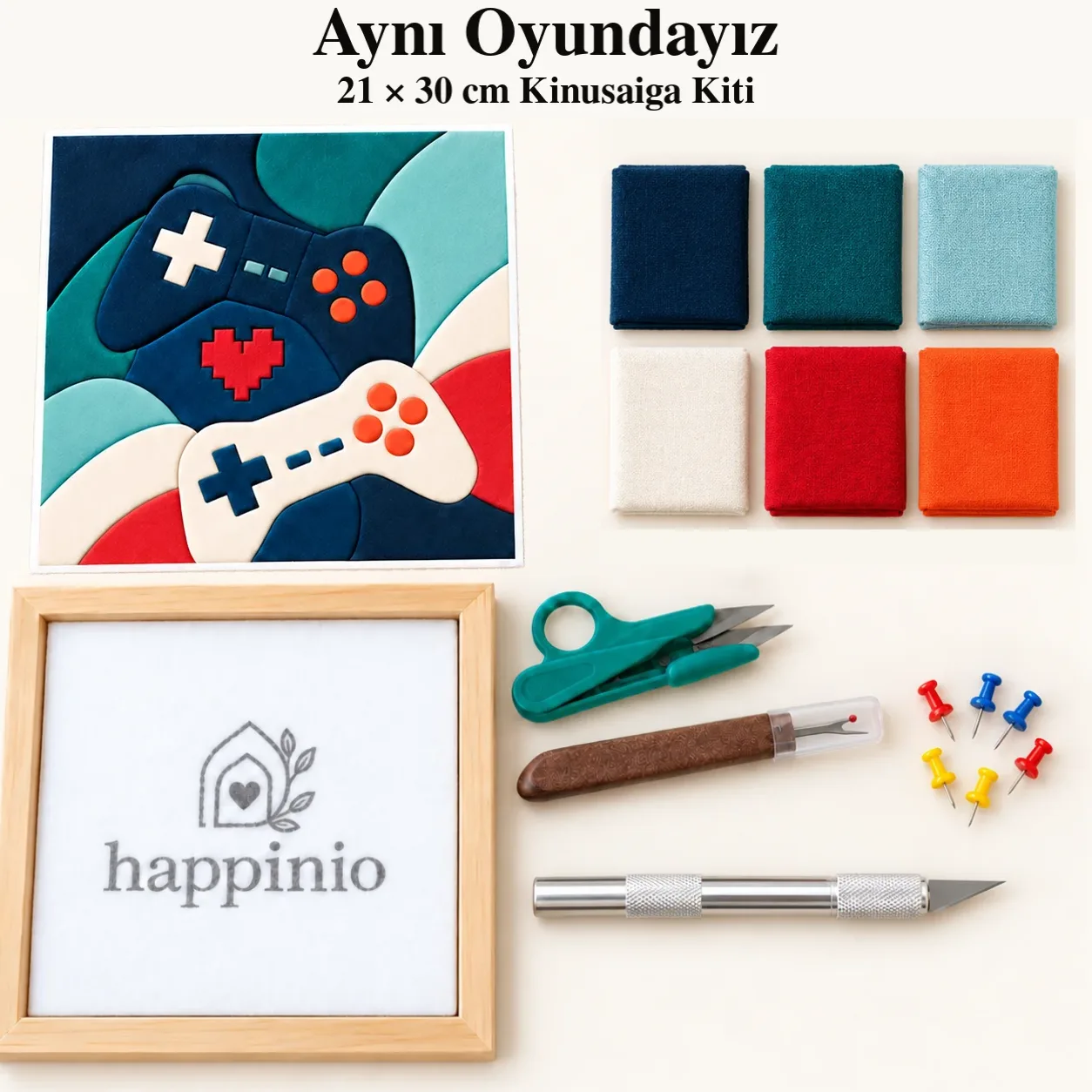 Aynı Oyundayız Kinusaiga Kiti - 21×30 cm