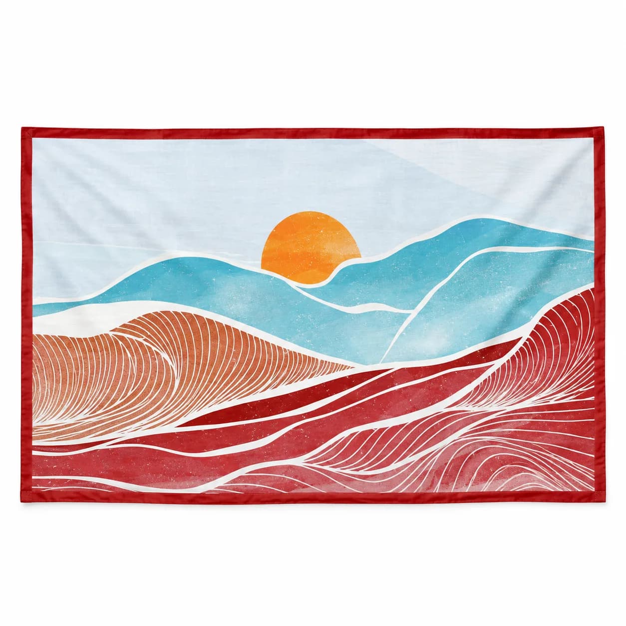 Tua İpek Sunwave Bordo Pareo