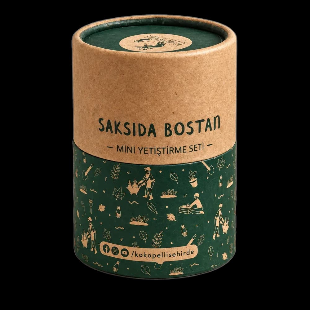 Saksıda Bostan Mini Yetiştirme Seti