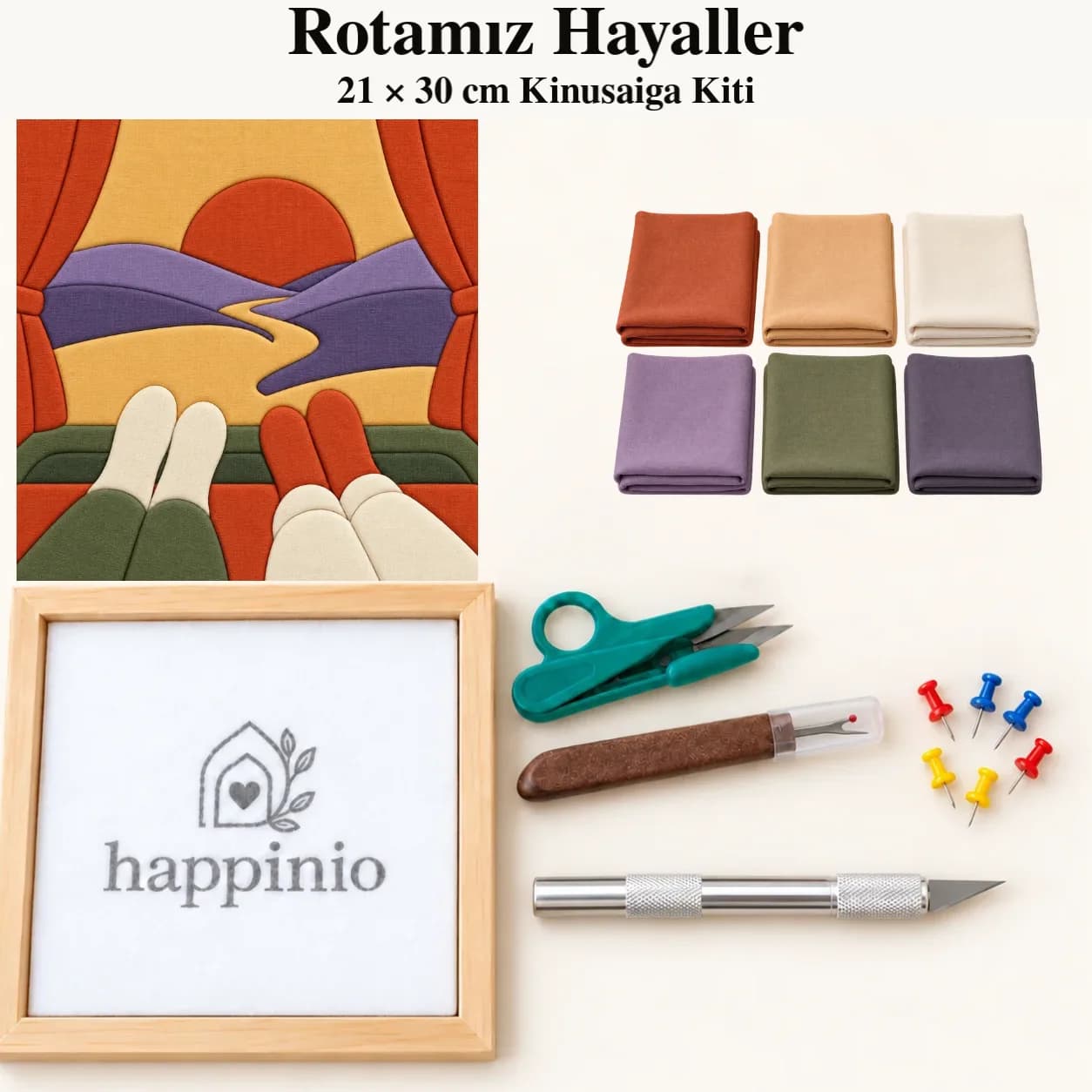 Rotamız Hayaller Kinusaiga Kiti - 21×30 cm