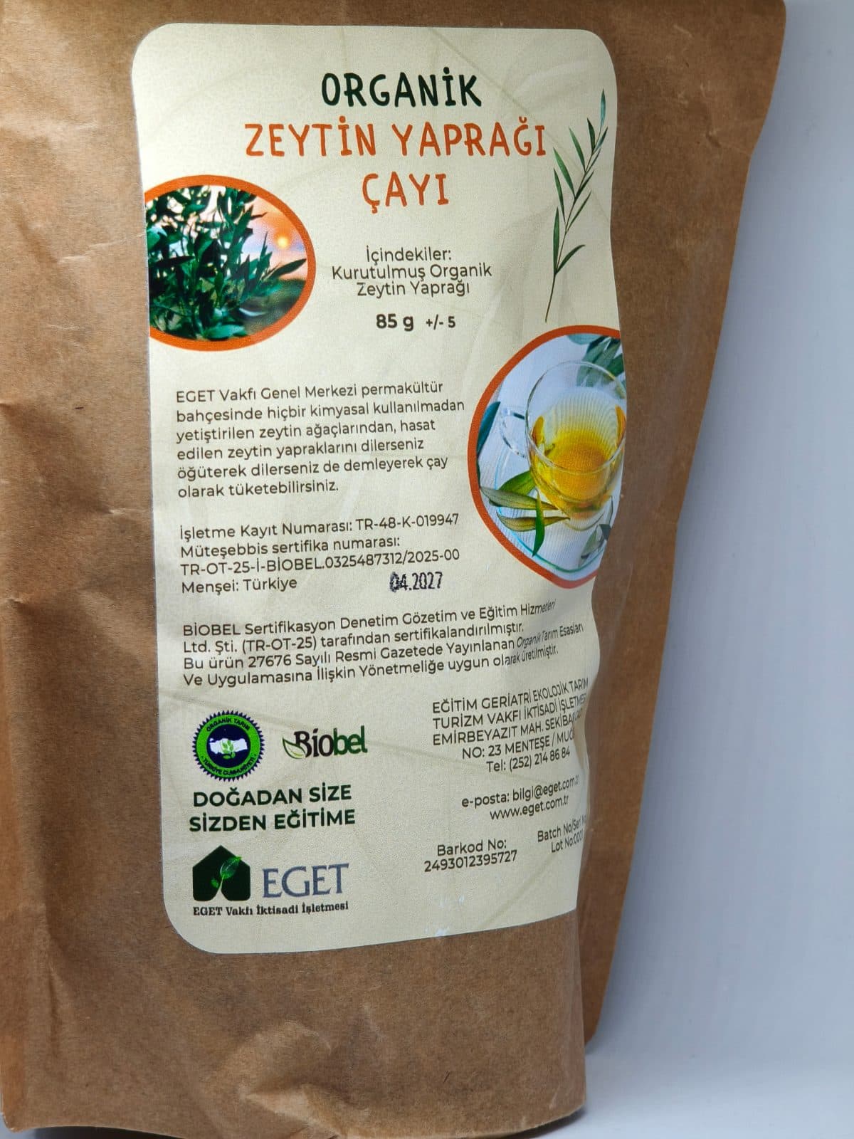 Organik Zeytin Yaprağı Çayı