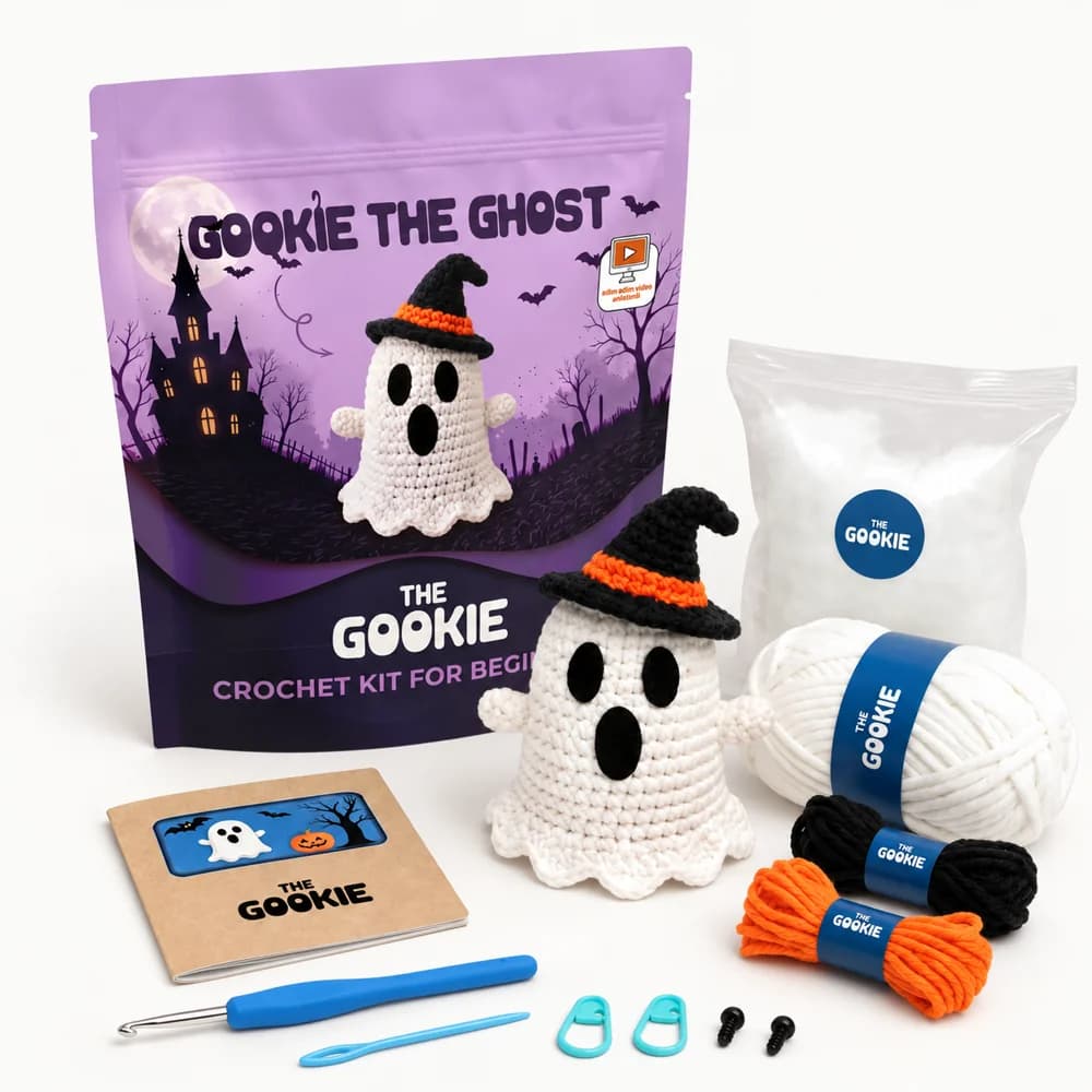 The Gookie Amigurumi Hayalet Tığ Kiti