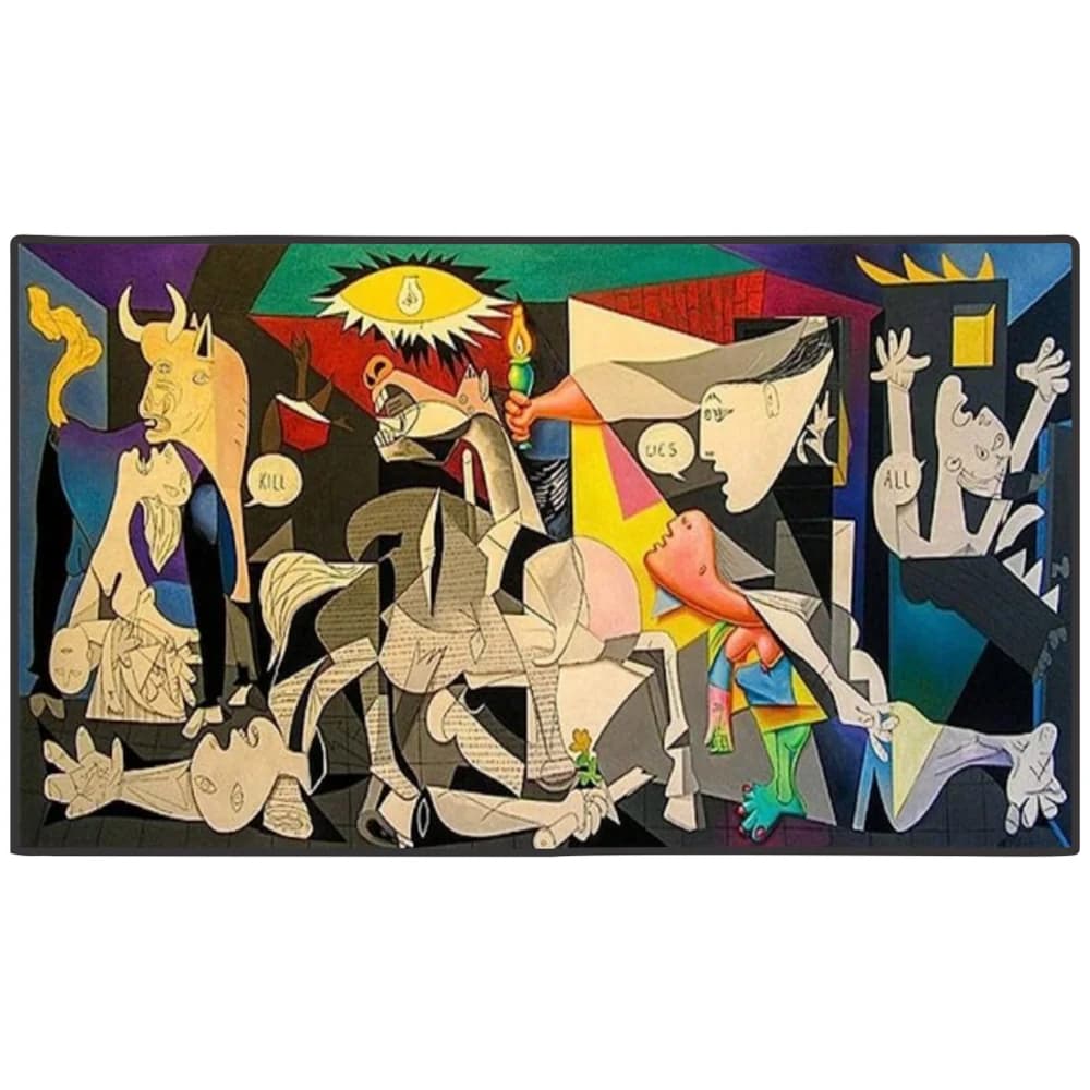 Woodspan Guernica by Picasso Renklendirilmiş Ahşap Puzzle