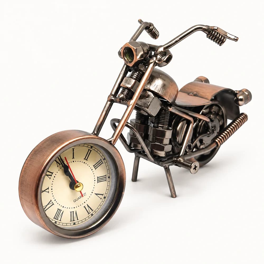 Metal Motosiklet Saat