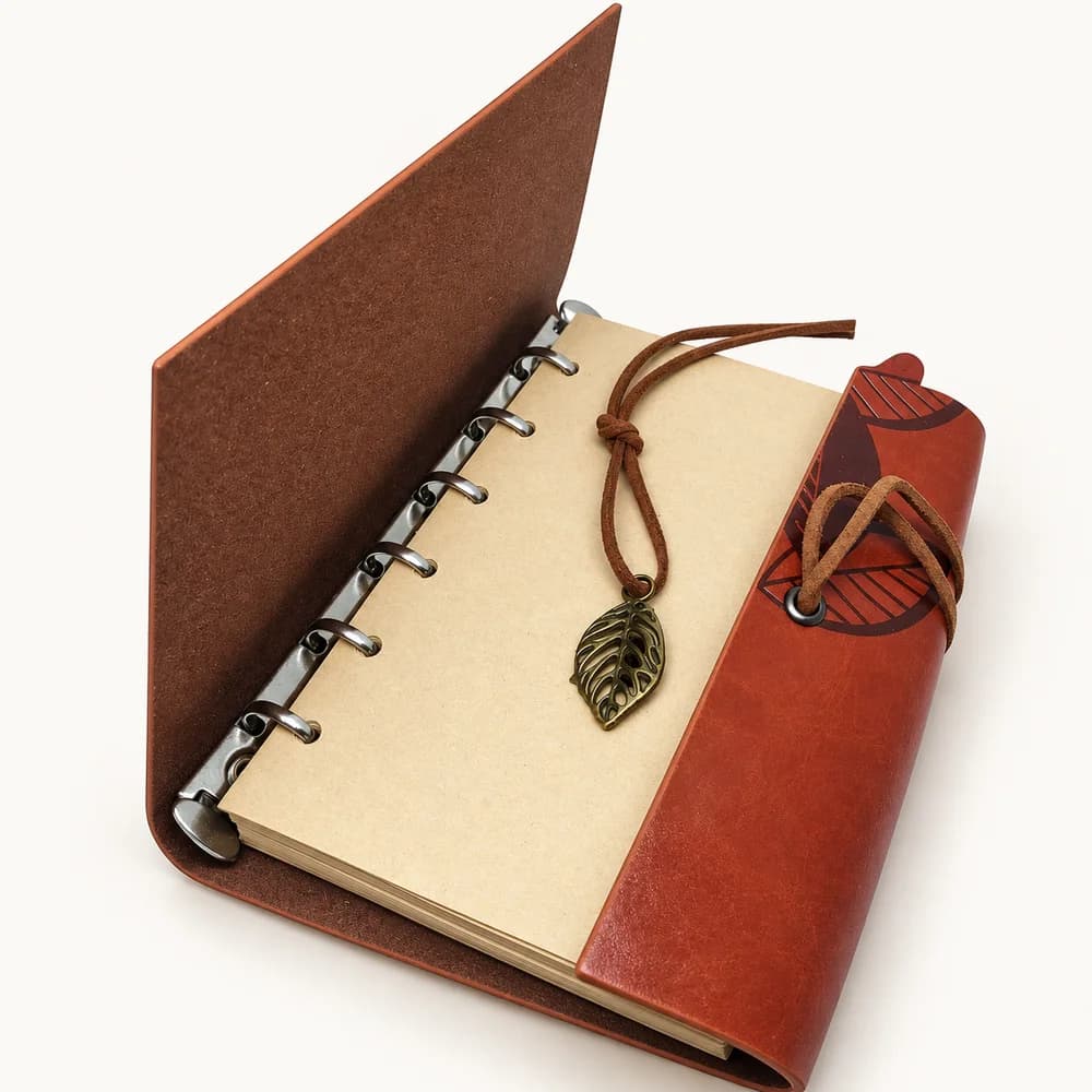 Küçük Boy Retro Deri Defter