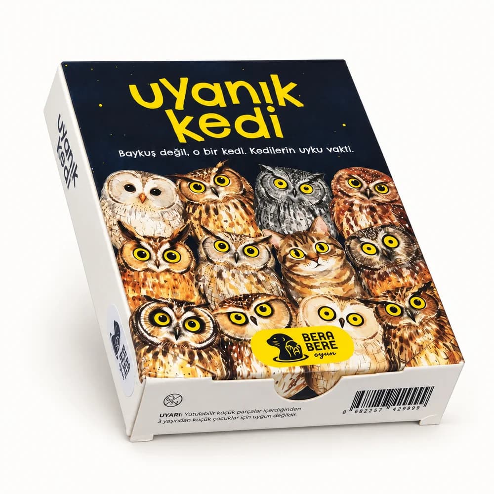 Uyanık Kedi Kart Oyunu - Dikkat Odaklı Eğlence