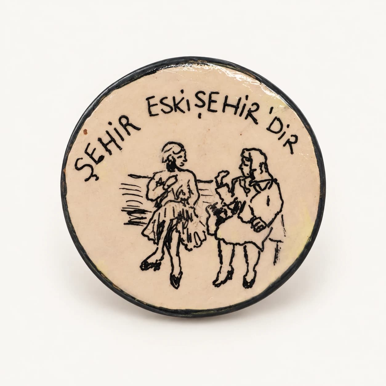 “Şehir Eskişehir’dir” Seramik Magnet