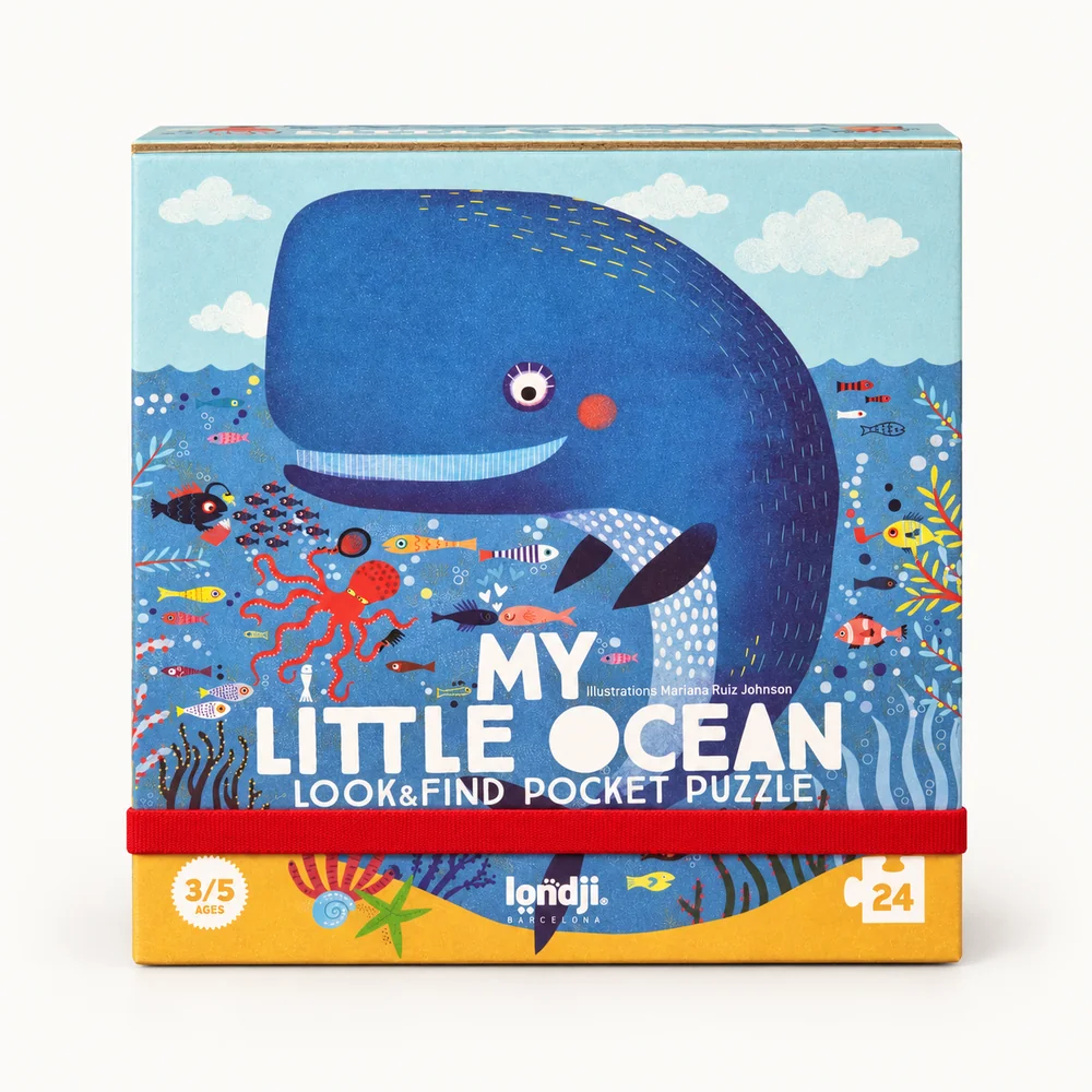 Londji Pocket Puzzle My Little Ocean - 24 parça Cep Yapbozu
