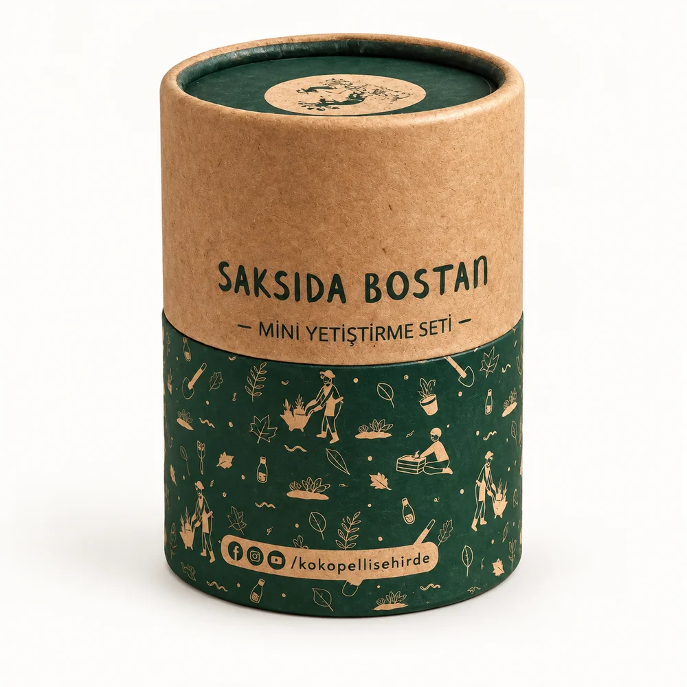 Saksıda Bostan Mini Yetiştirme Seti
